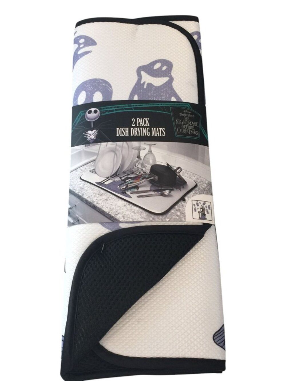 Disney The Nightmare Before Christmas Dish Drying Mats Set of 2